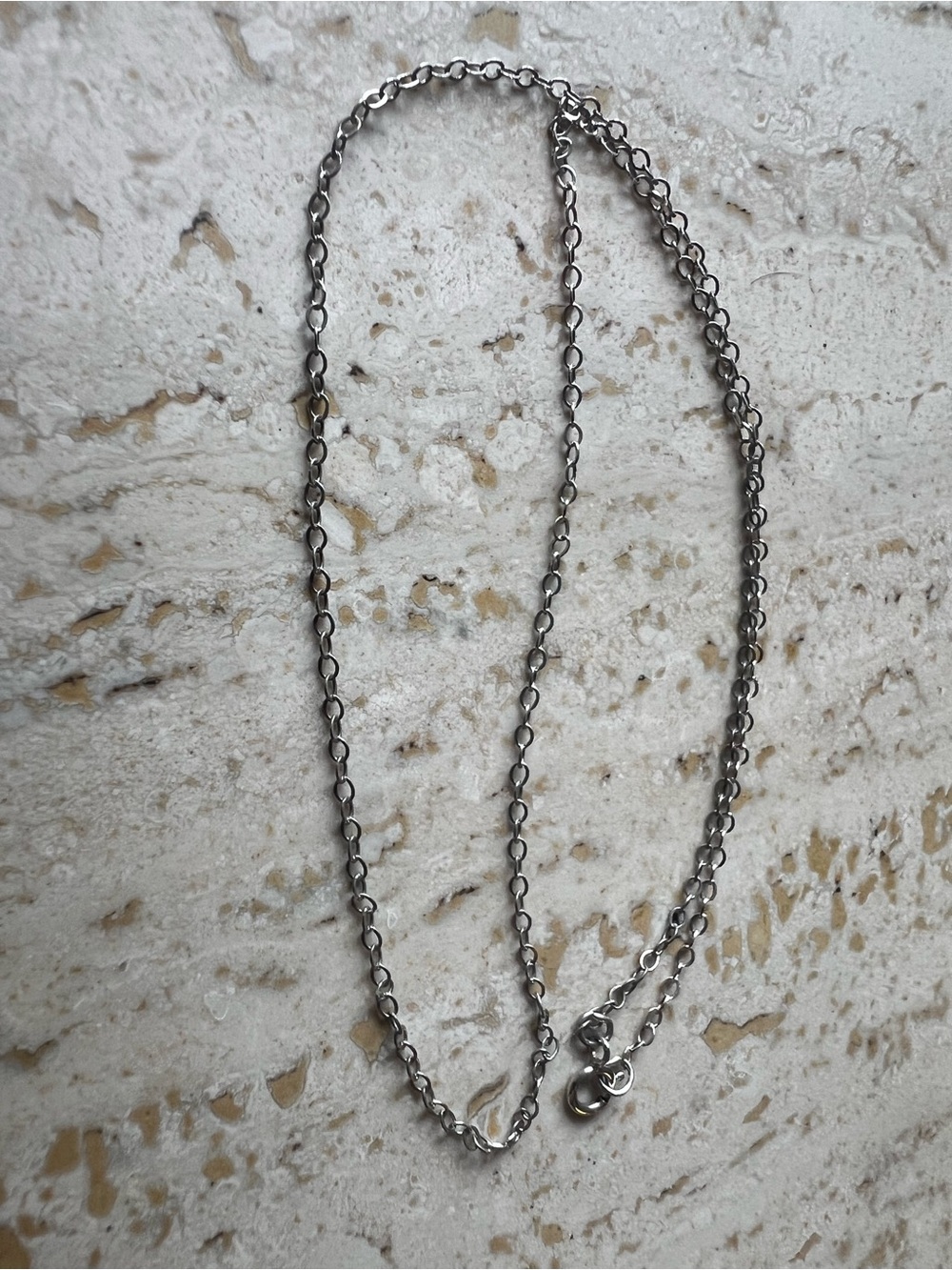 Classic Sterling Silver Chain Necklace Women’s Accessory 16 inch long